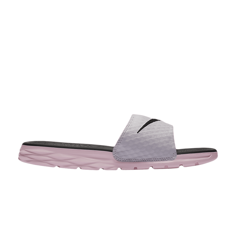 Image of Nike Wmns Benassi Solarsoft 2 Slide Arctic Pink Black (705475-602)