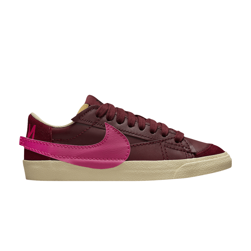 Image of Nike Wmns Blazer Low 77 Jumbo Team Red Pink Prime (DQ1470-600)