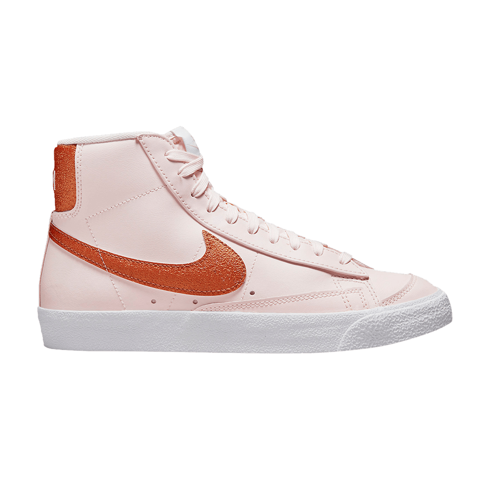 Image of Nike Wmns Blazer Mid 77 Essential Pink Metallic Copper (DQ7574-600)