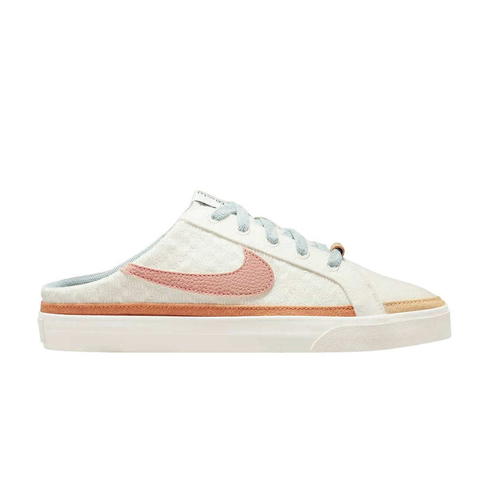 Image of Nike Wmns Court Legacy Mule Sail Light Madder Root (DV1741-181)