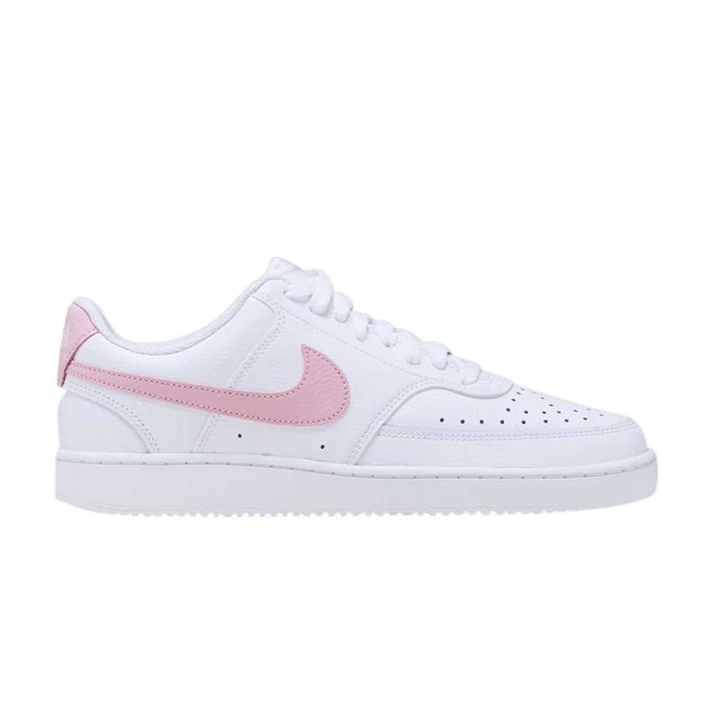 Image of Nike Wmns Court Vision Low White Pink Glaze (CD5434-110)