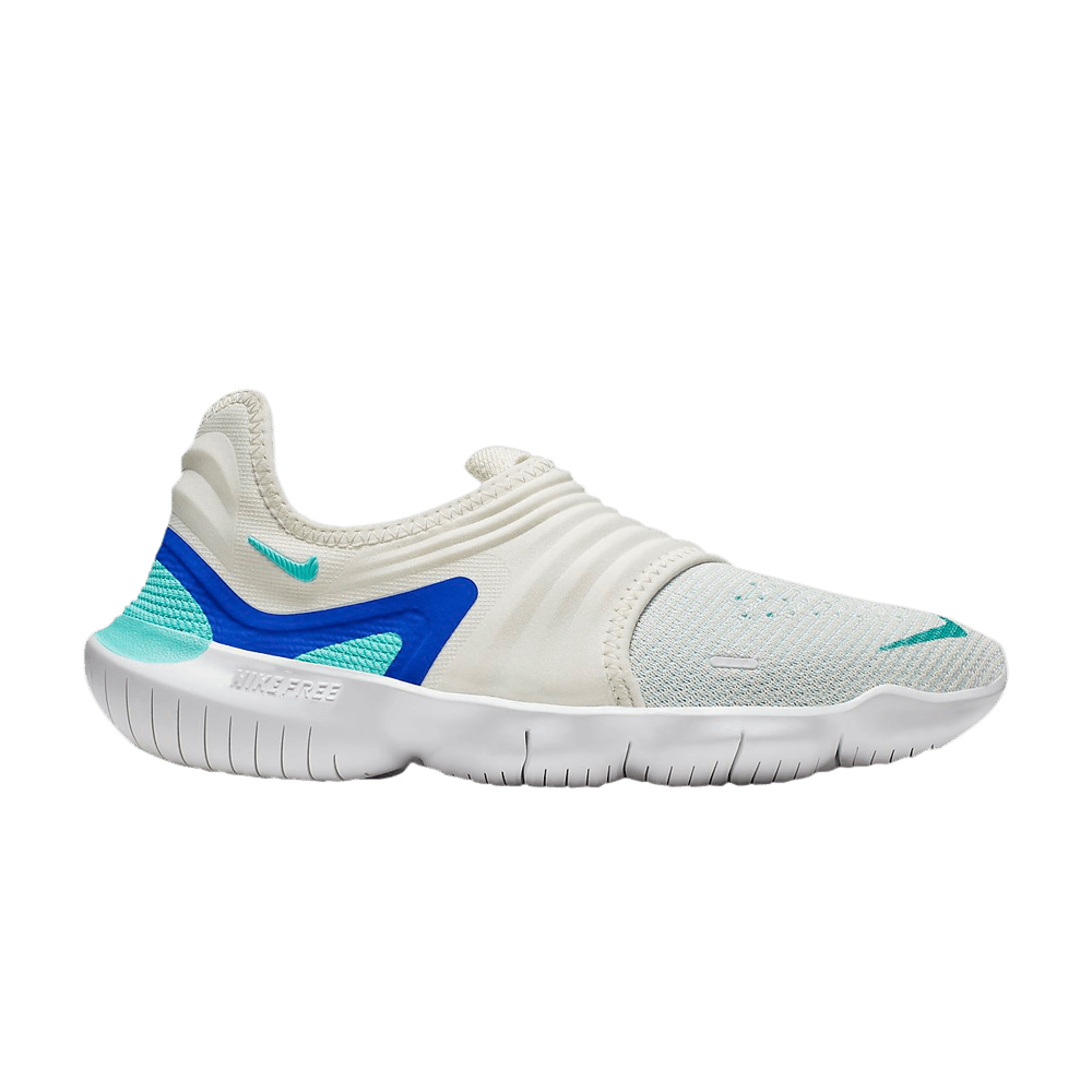 Image of Nike Wmns Free RN Flyknit 3.0 Sail Racer Blue (AQ5708-100)