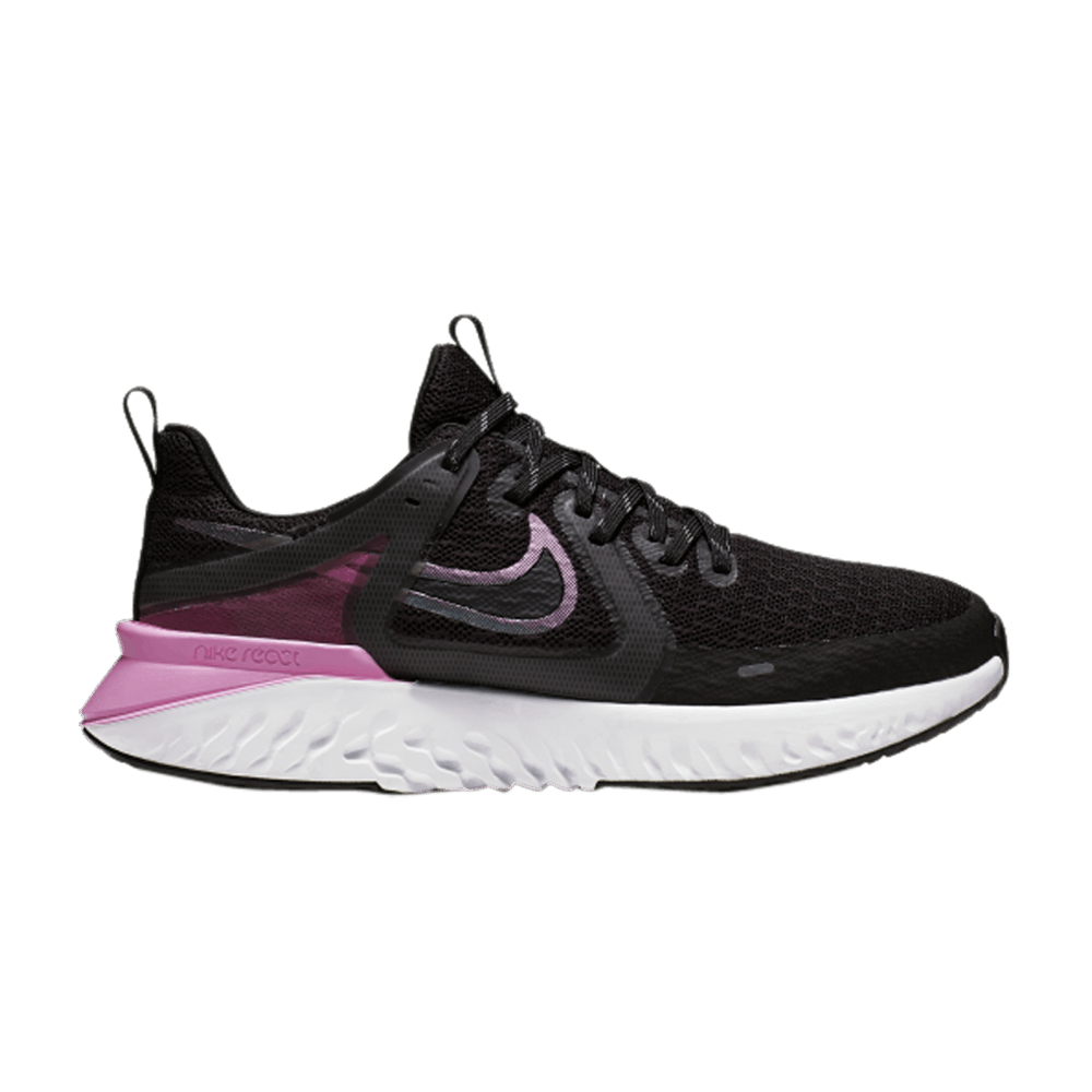 Image of Nike Wmns Legend React 2 Black Iced Lilac (AT1369-009)