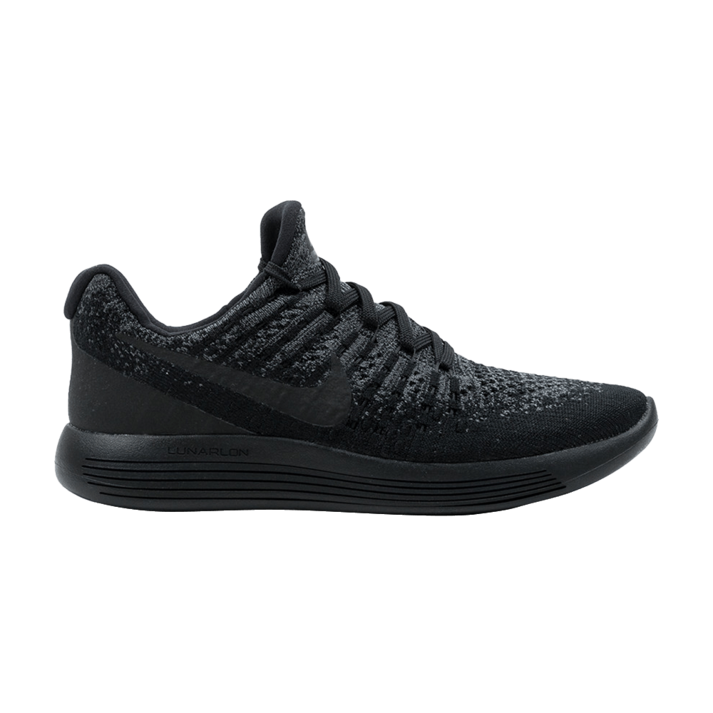 Image of Nike Wmns LunarEpic Low Flyknit 2 Black Dark Grey (863780-004)