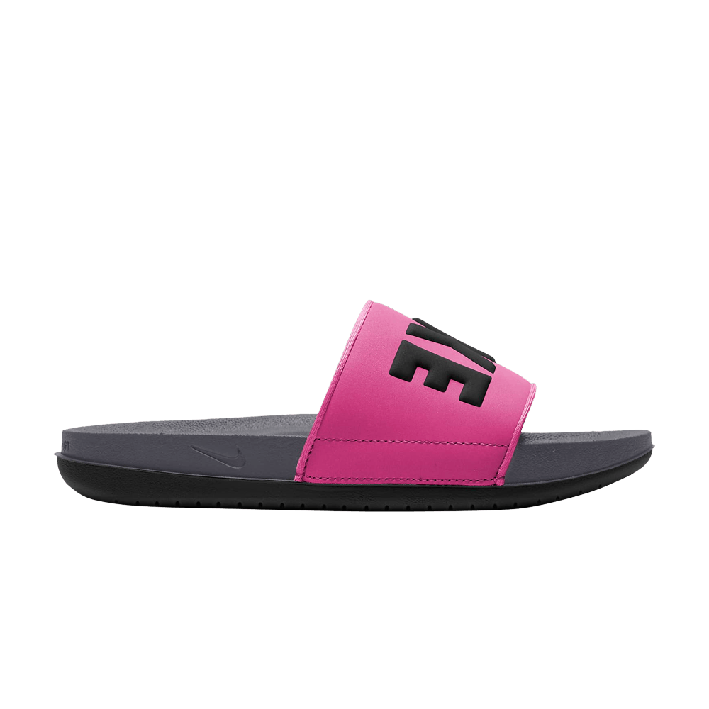 Image of Nike Wmns Offcourt Slide Pink Blast Black (BQ4632-604)