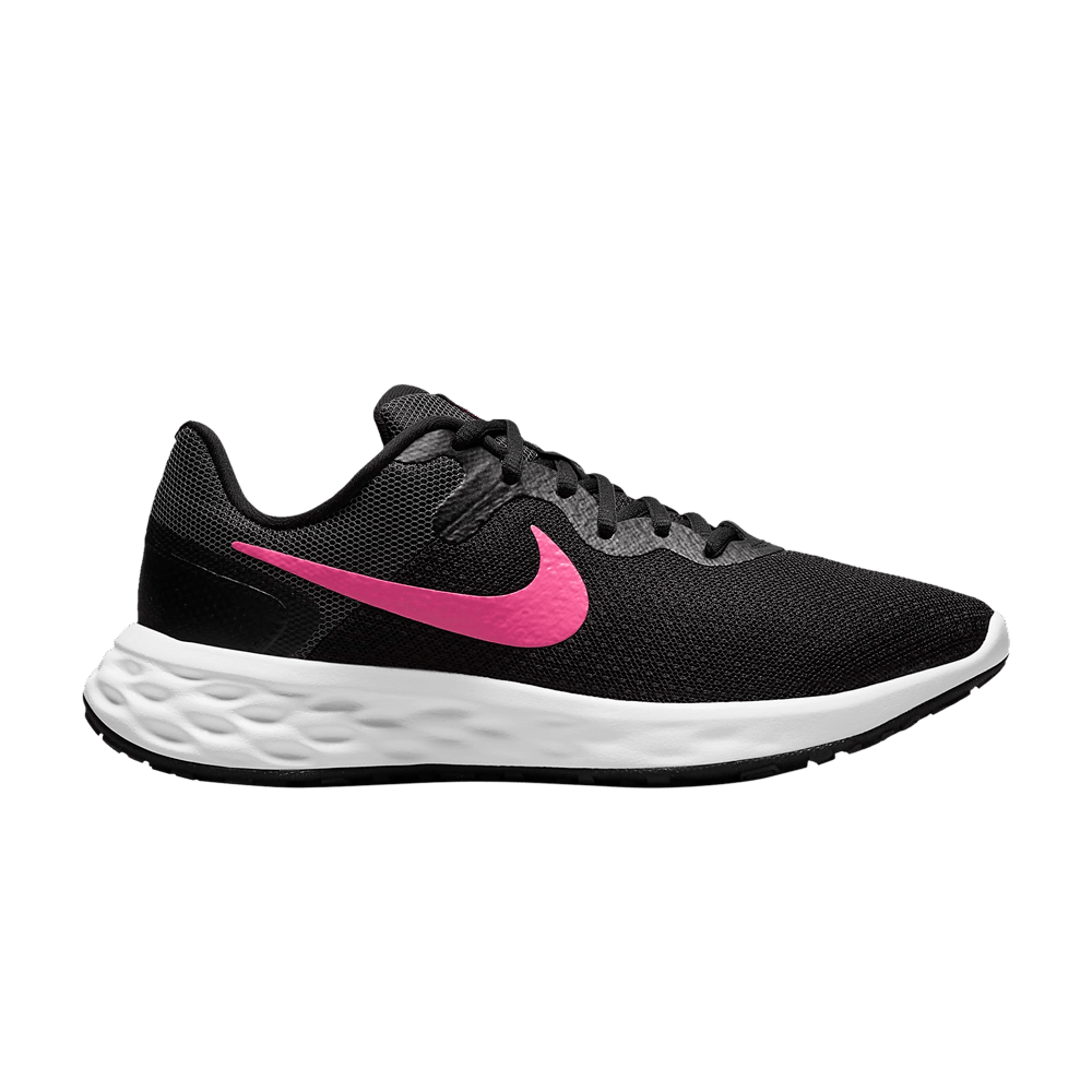 Image of Nike Wmns Revolution 6 Next Nature Black Hyper Pink (DC3729-002)