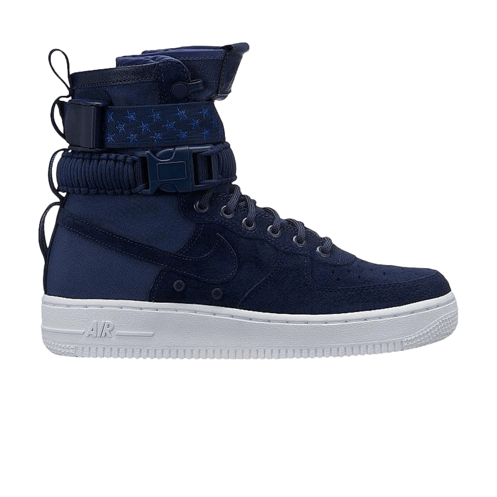 Image of Nike Wmns SF Air Force 1 High Midnight Navy (857872-401)