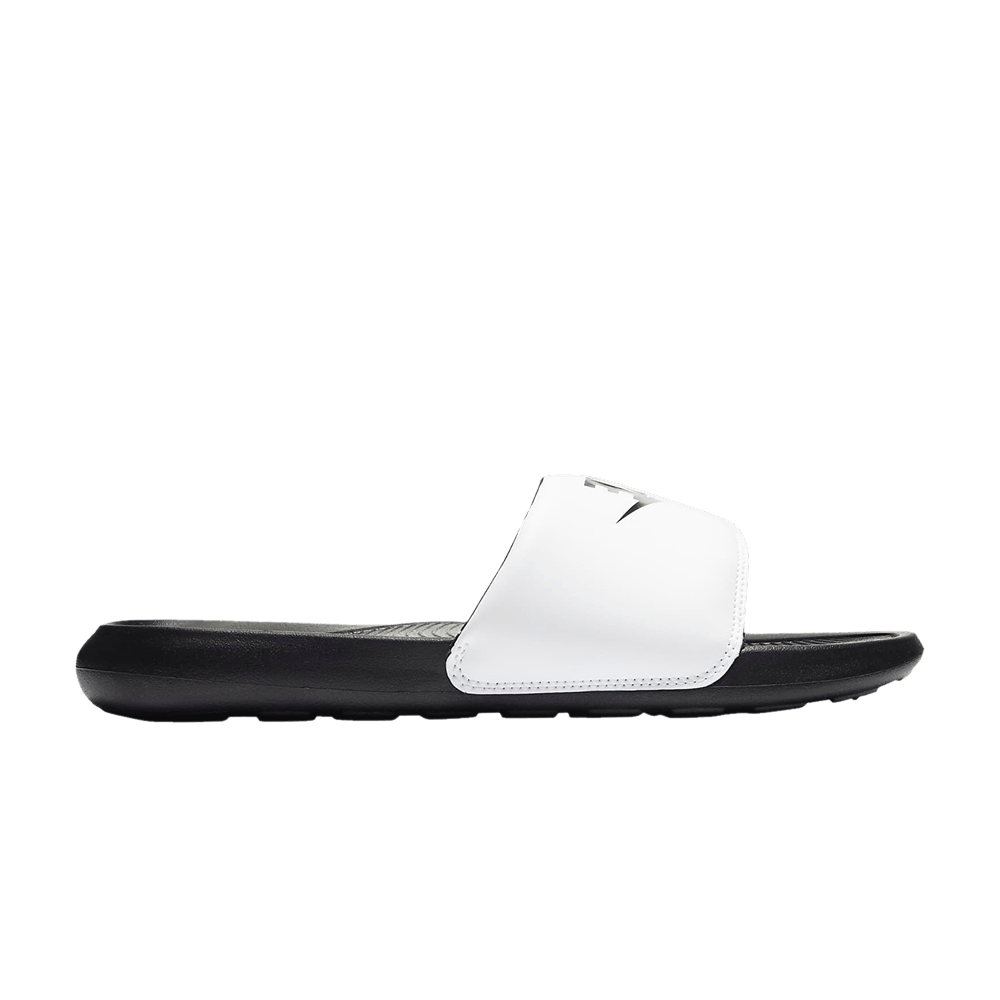 Image of Nike Wmns Victori One Slide White Black (DD0228-100)