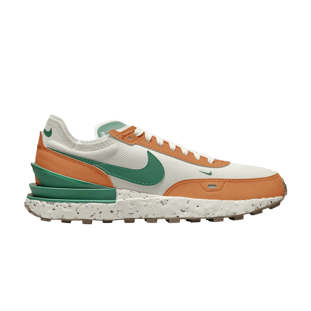Image of Nike Wmns Waffle One Crater Sail Hot Curry Gum (DQ4491-100)