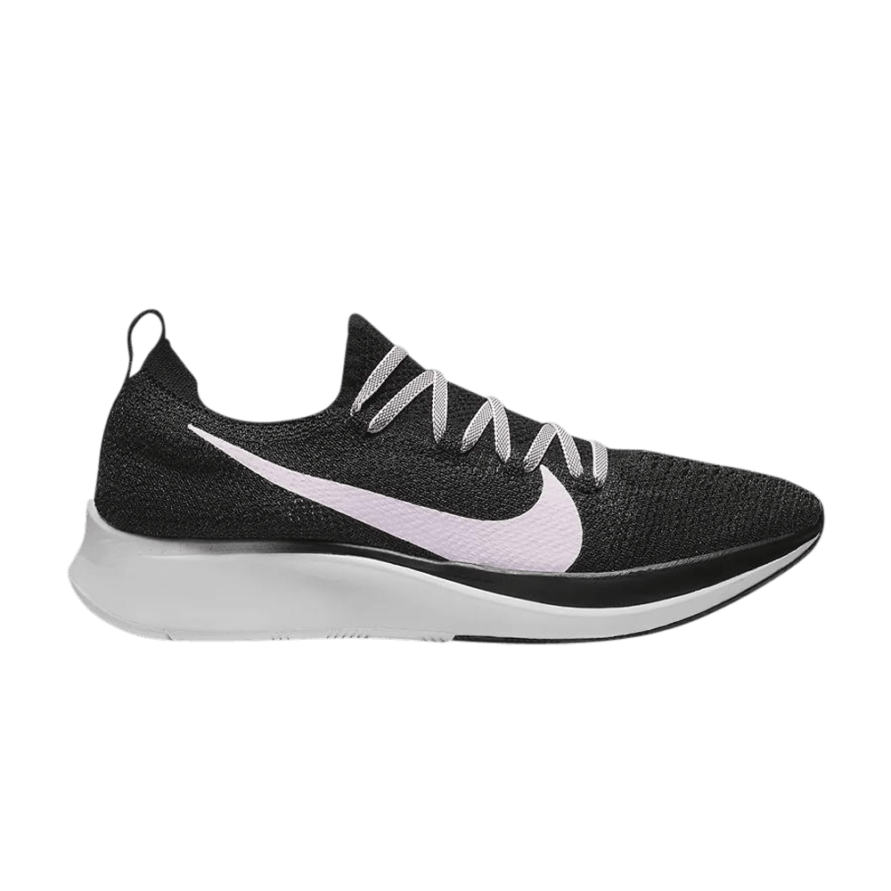 Image of Nike Wmns Zoom Fly Flyknit Black Pink Foam (AR4562-001)