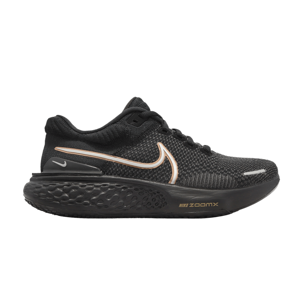 Image of Nike Wmns ZoomX Invincible Run Flyknit 2 Black Metallic Copper (DC9993-003)