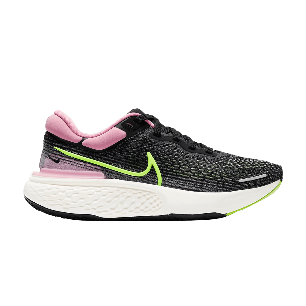 Image of Nike Wmns ZoomX Invincible Run Flyknit Black Elemental Pink (CT2229-002)