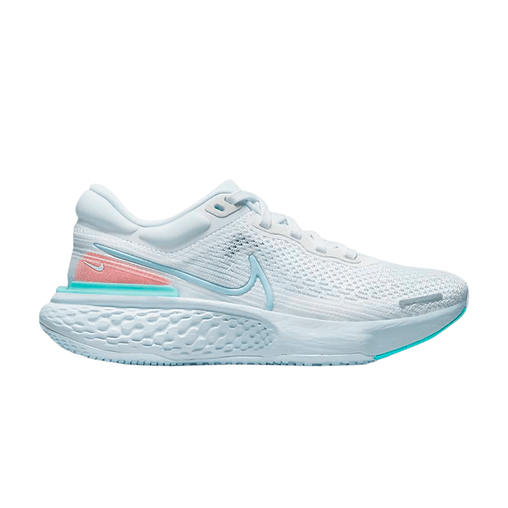 Image of Nike Wmns ZoomX Invincible Run Flyknit White Dynamic Turquoise (CT2229-102)