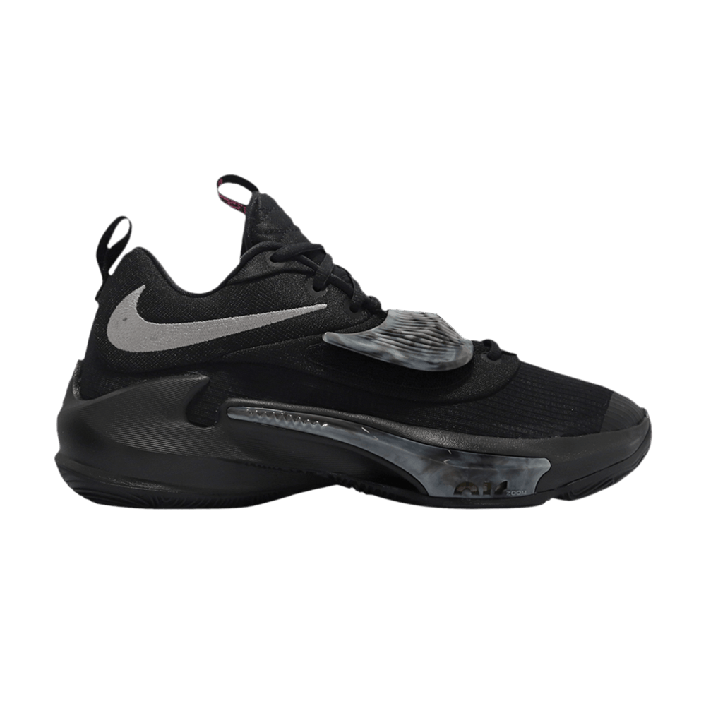 Image of Nike Zoom Freak 3 Black Metallic Silver (DA0694-002)