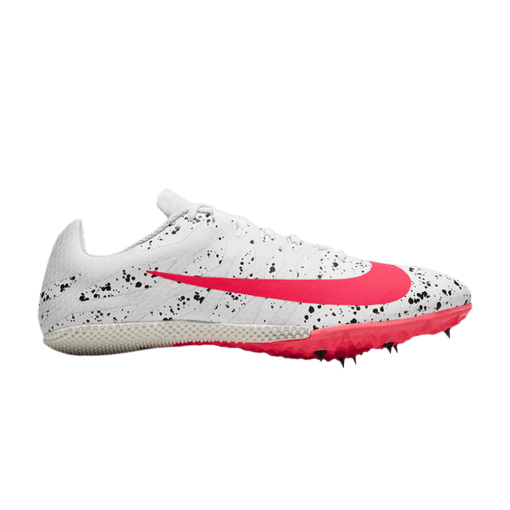 Image of Nike Zoom Rival S 9 Paint Splatter - White Crimson Jade (907564-101)