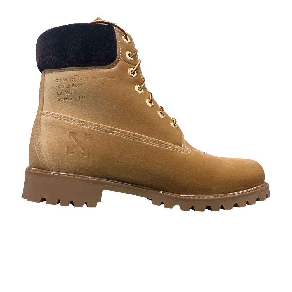 Image of Off-White x 6 Inch Textile Waterproof Boot Wheat (A1Q8L)