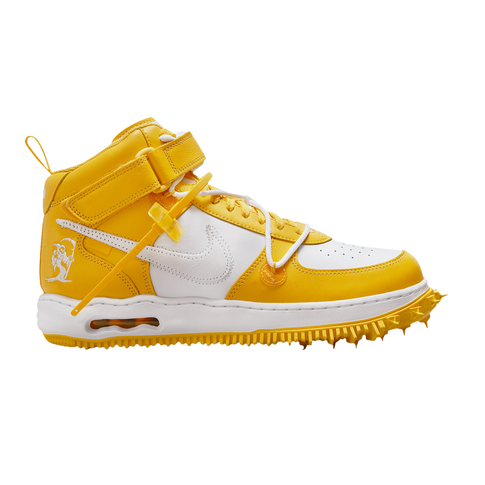 Image of Off-White x Air Force 1 Mid SP Leather Varsity Maize (DR0500-101)