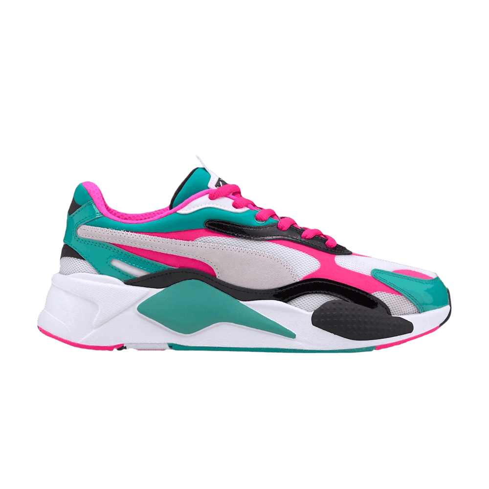 Image of Puma RS-X3 Plastic Pack - Green Fluo Pink (371569-04)