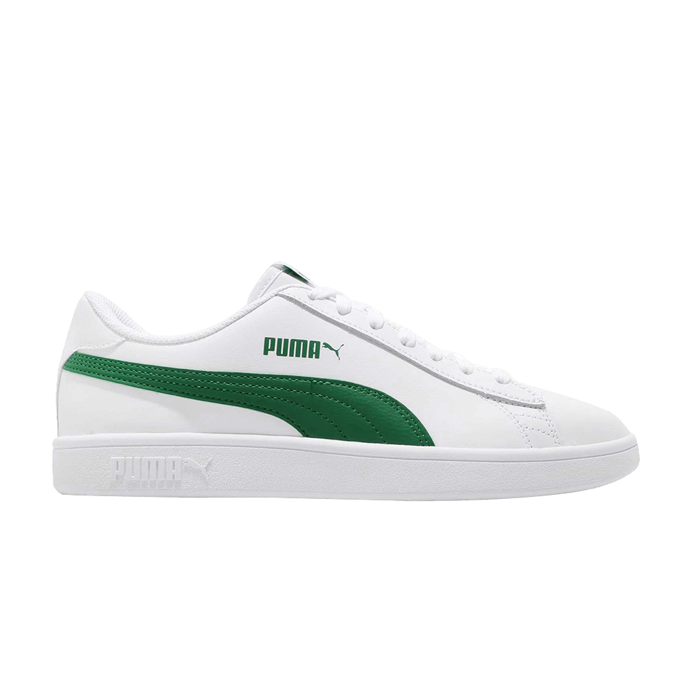 Image of Puma Smash V2 White Green (365215-03)