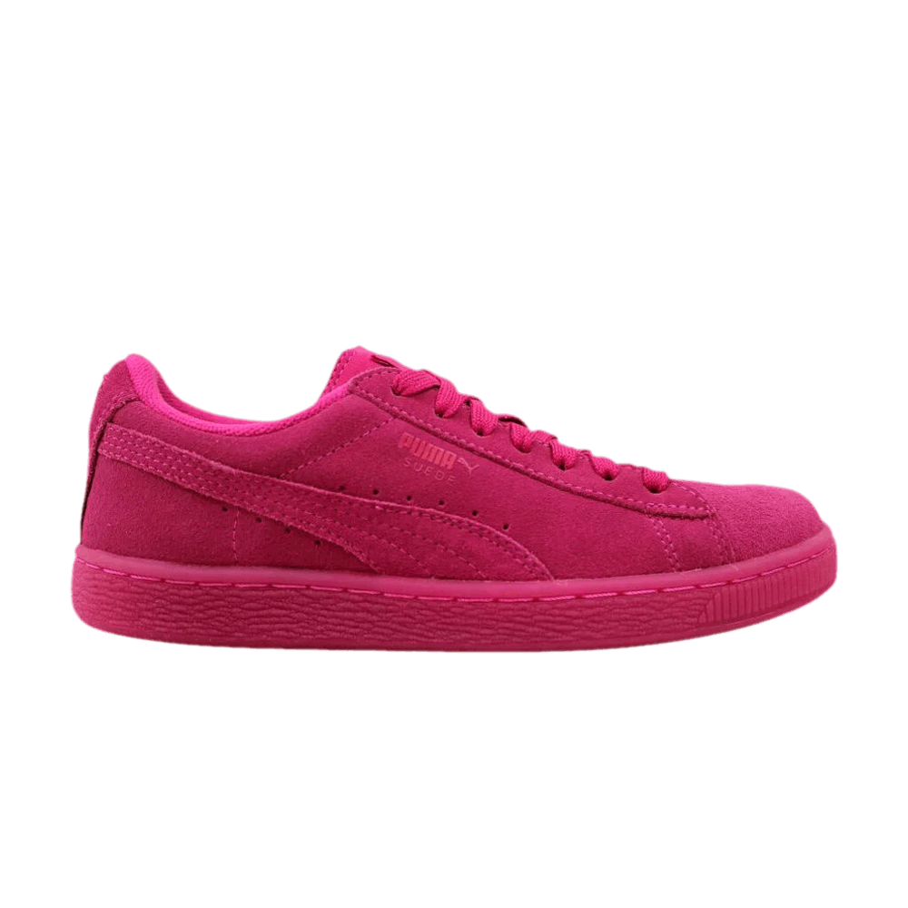 Image of Puma Suede Iced Fluo Jr Beetroot Purple (361936-01)