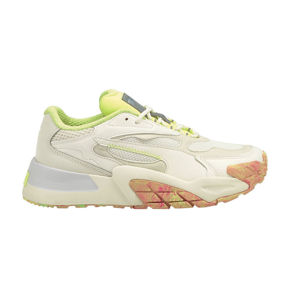 Image of Puma Wmns Hedra Chaos - Marshmallow Fizzy Yellow (375118-02)