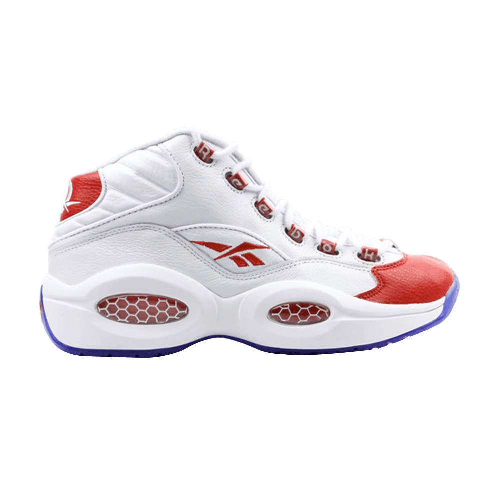 Image of Reebok Question Mid Red Toe 2016 (79757-16)