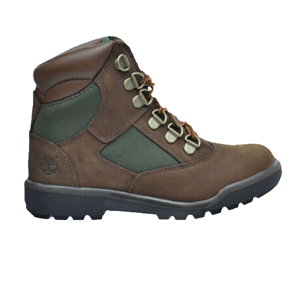 Image of Timberland 6 Inch Field Boot Junior Medium Brown Olive (TB044792-214)