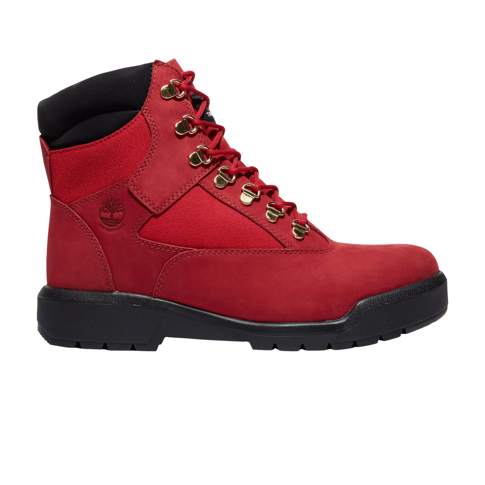 Image of Timberland 6 Inch Field Boot Red Black (TB0A2JNW-F41)