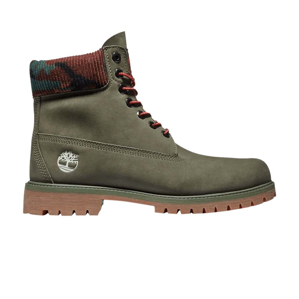 Image of Timberland 6 Inch Heritage Warm Lined Boot Dark Green Camo (TB0A2KC5-A58)