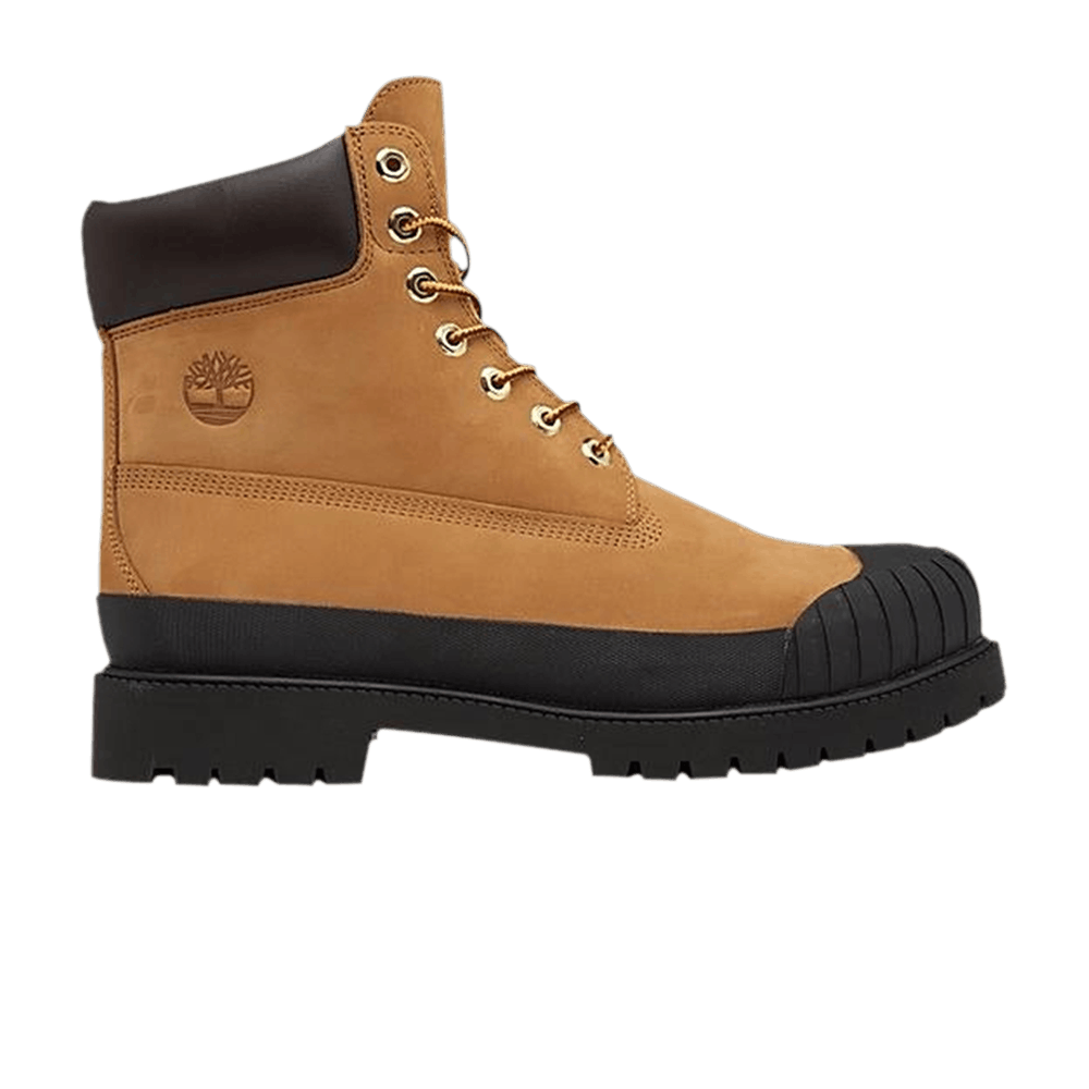 Image of Timberland 6 Inch Premium Rubber Toe Boot Wheat Black (TB0A2Q41-231)