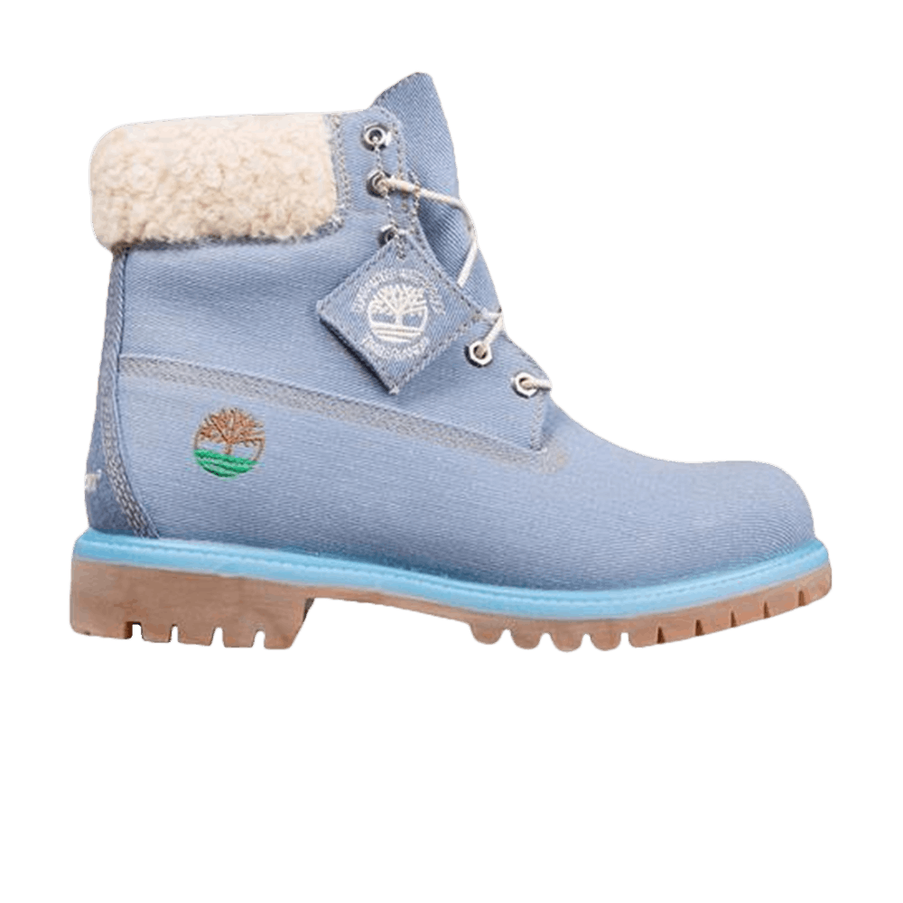 Image of Timberland Just Don x 6 Inch Fabric Boot Junior Blue (TB0A1UXT)