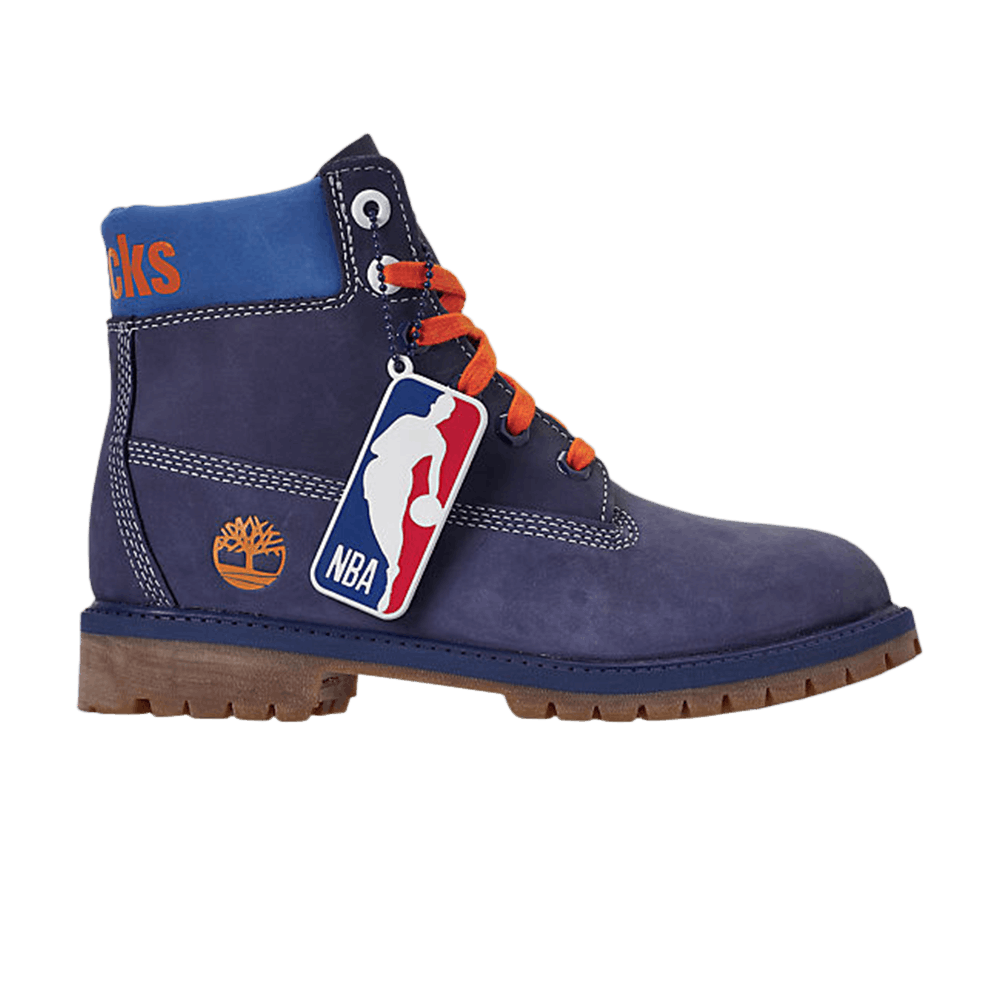 Image of Timberland NBA x 6 Inch Classic Premium Boot Junior New York Knicks (TB0A246V-E09)