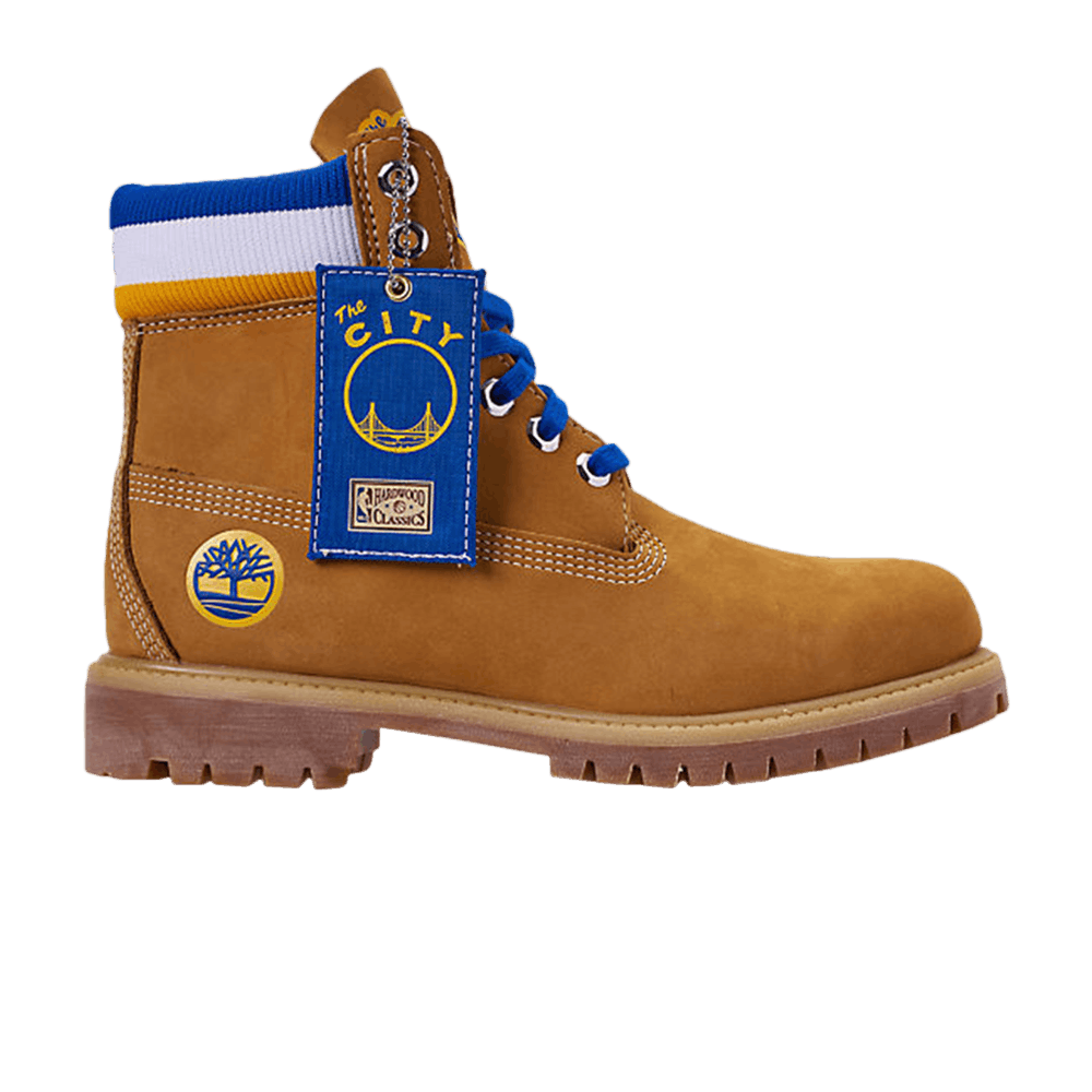 Image of Timberland NBA x Mitchell and Ness x 6 Inch Classic Premium Boot Golden State Warriors (TB0A1UD5231)