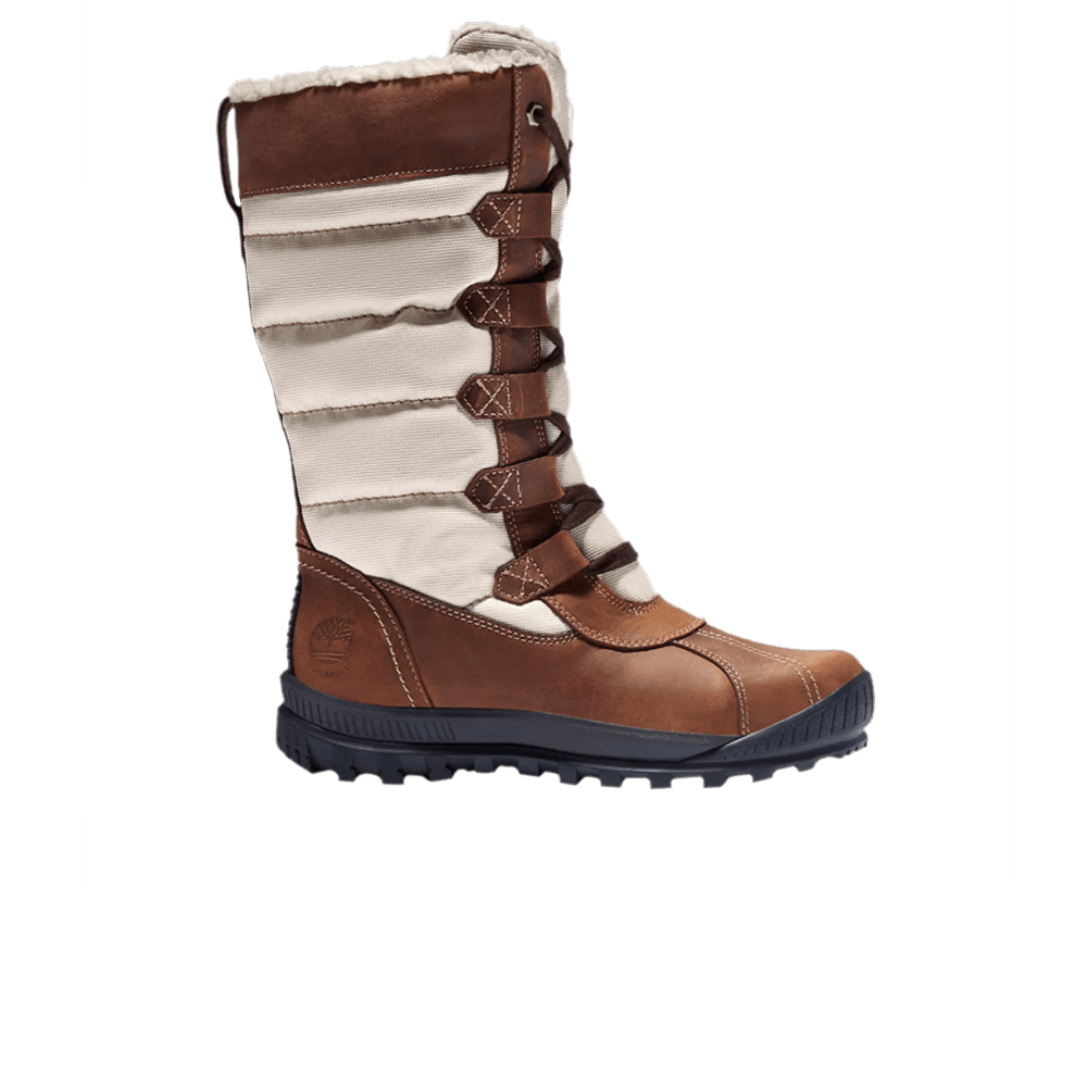 Image of Timberland Wmns Mtpoint Hayes Tall Waterproof Boot Brown Full-Grain (TB06910B-214)