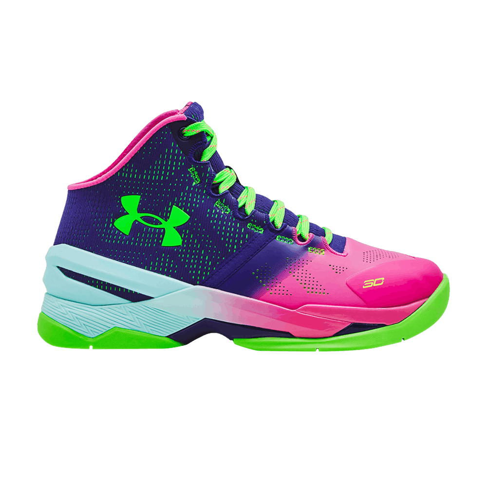 Image of Under Armour Curry 2 Retro GS Northern Lights 2022 (3026053-600)