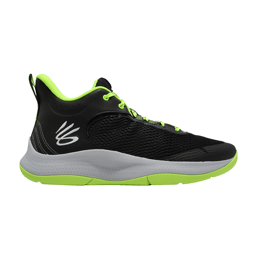 Image of Under Armour Curry 3Z6 Black Green (3025090-001)