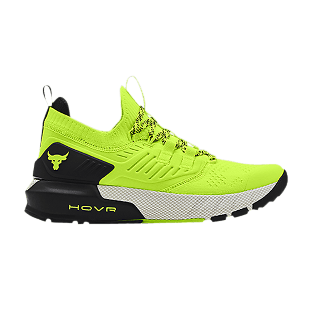 Image of Under Armour Project Rock 3 GS High-Vis Yellow Black (3023270-306)