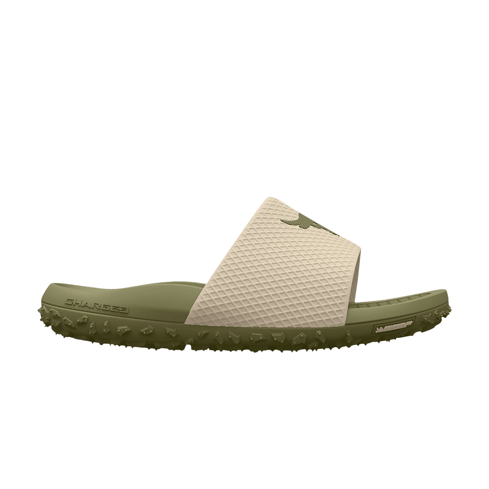 Image of Under Armour Project Rock Slide Khaki Base Thyme (3025237-200)