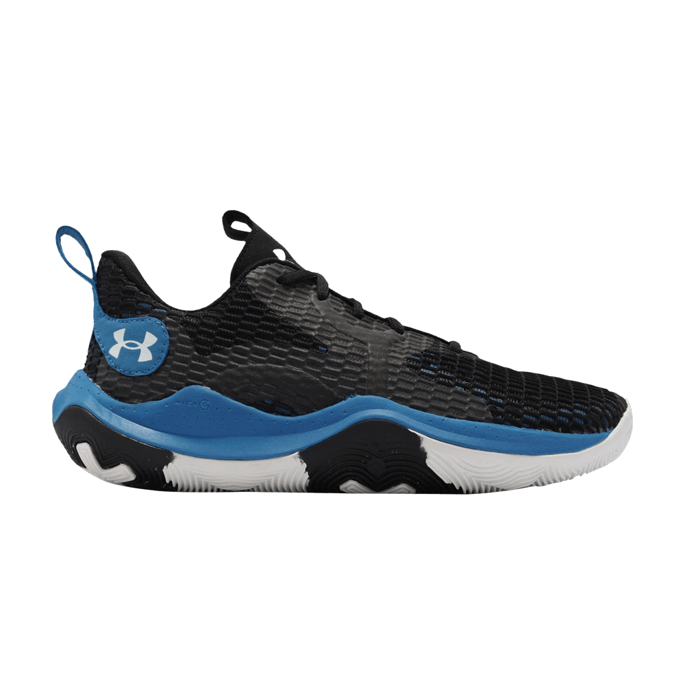 Image of Under Armour Spawn 3 Black Blue Circuit (3023738-003)