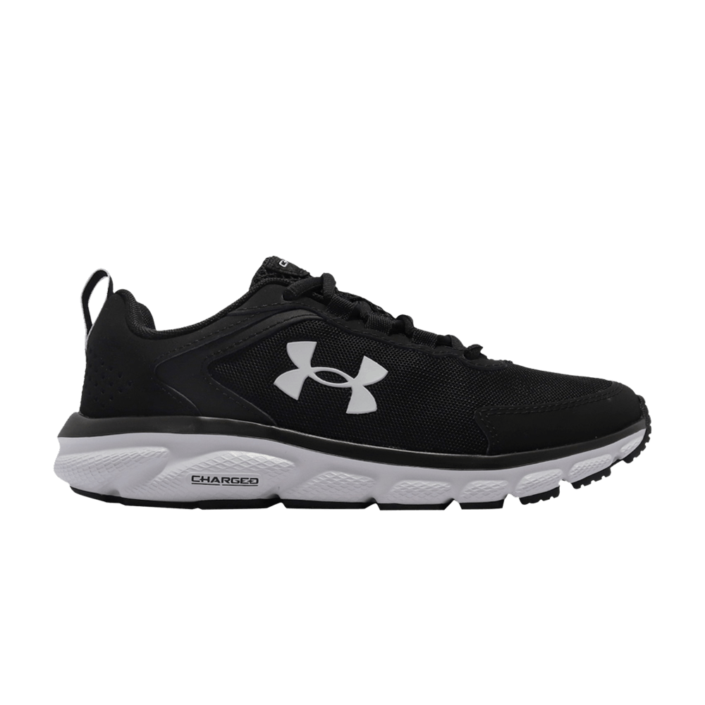 Image of Under Armour Wmns Charged Assert 9 Black White (3024591-001)