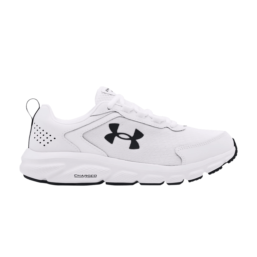 Image of Under Armour Wmns Charged Assert 9 Wide White Black (3024862-100)