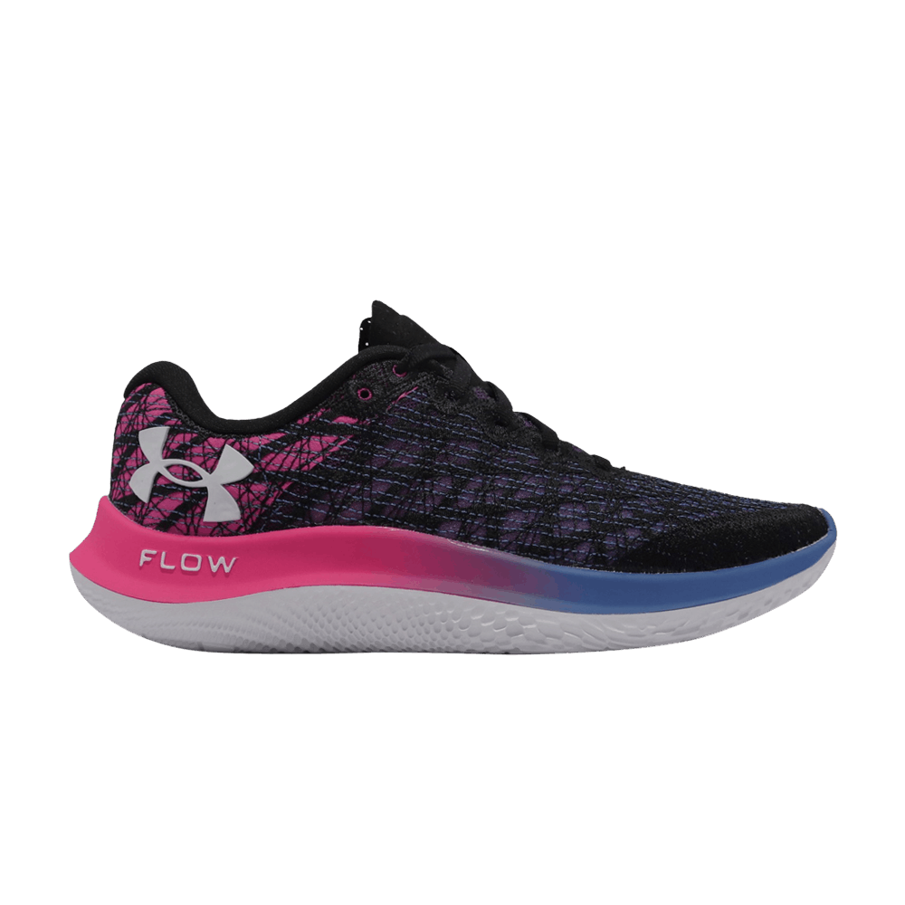 Image of Under Armour Wmns Flow Velociti Wind Black Electro Pink (3024911-004)