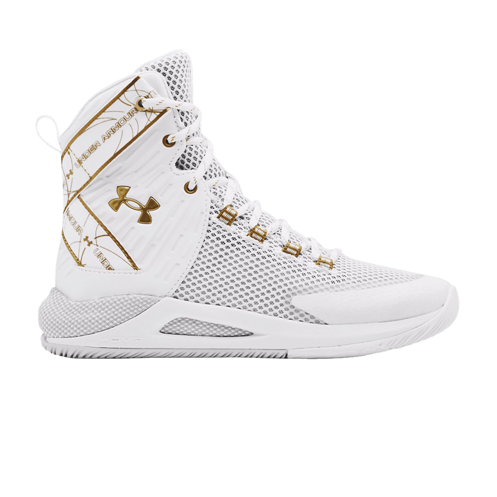 Image of Under Armour Wmns HOVR Highlight Ace White Metallic Gold (3023708-100)