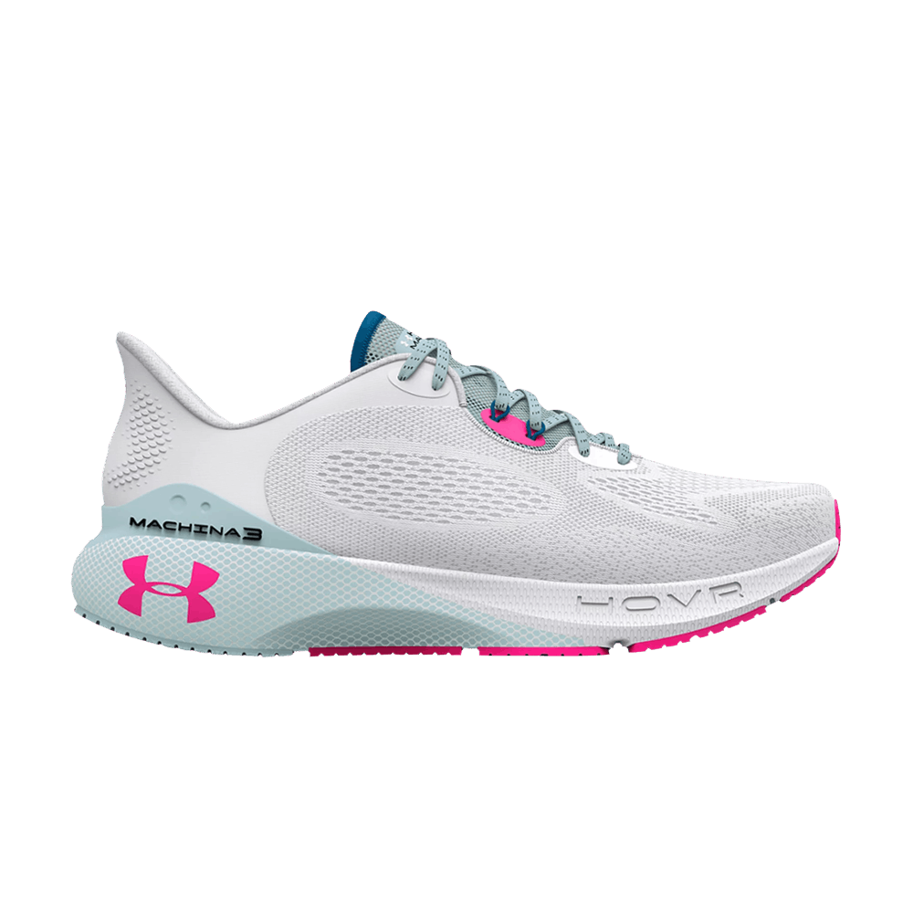 Image of Under Armour Wmns HOVR Machina 3 White Breaker Blue (3024907-103)