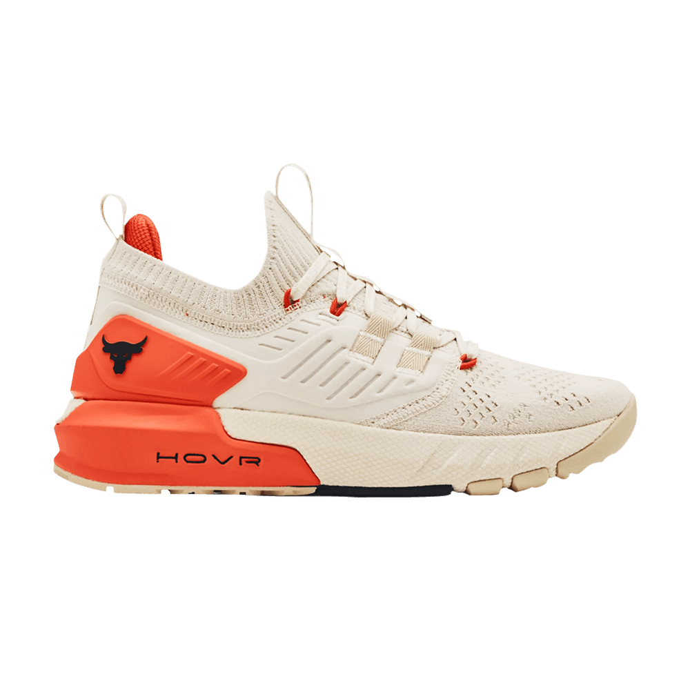 Image of Under Armour Wmns Project Rock 3 Summit White Rogue Orange (3023005-111)