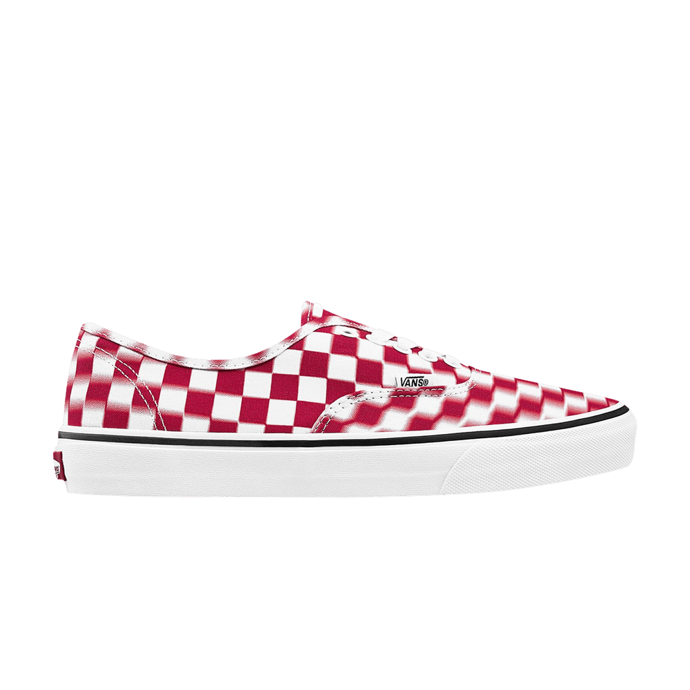 Image of Vans Authentic Blur Check - White Red (VN0A2Z5I17Z)