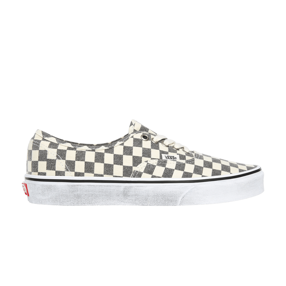 Image of Vans Authentic Washed Checkerboard - Asphalt (VN0A2Z5IHQE)