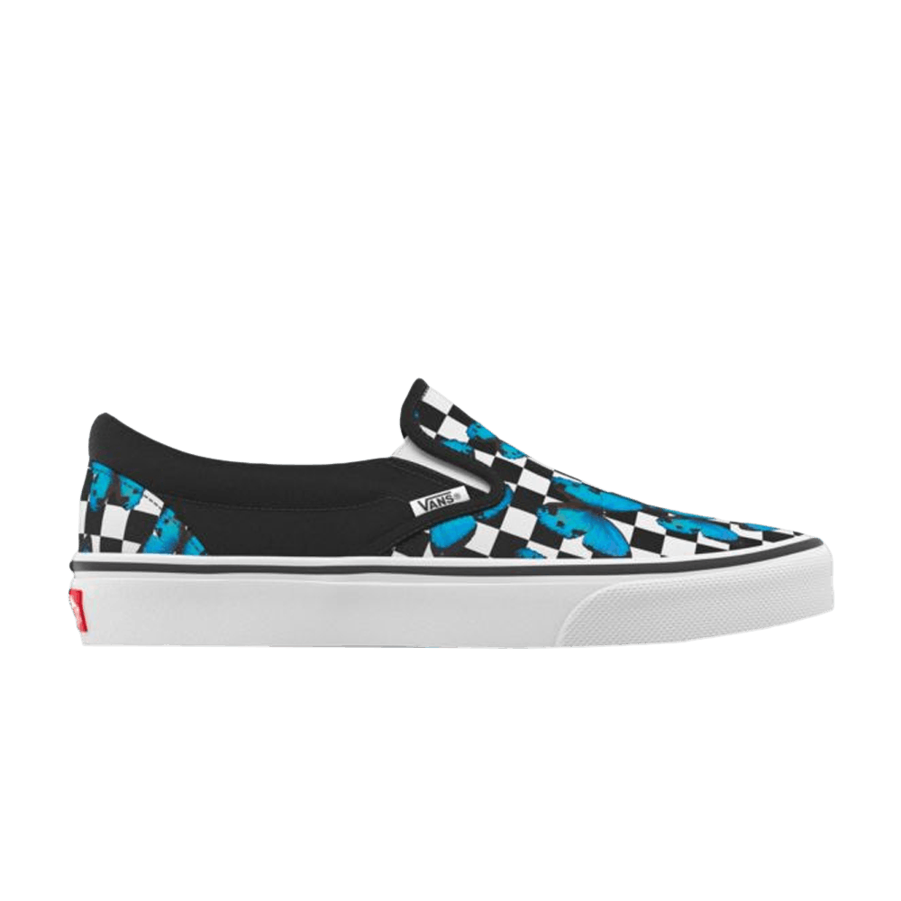 Image of Vans Classic Slip-On Butterfly Checkerboard (VN0A5AO85KK)