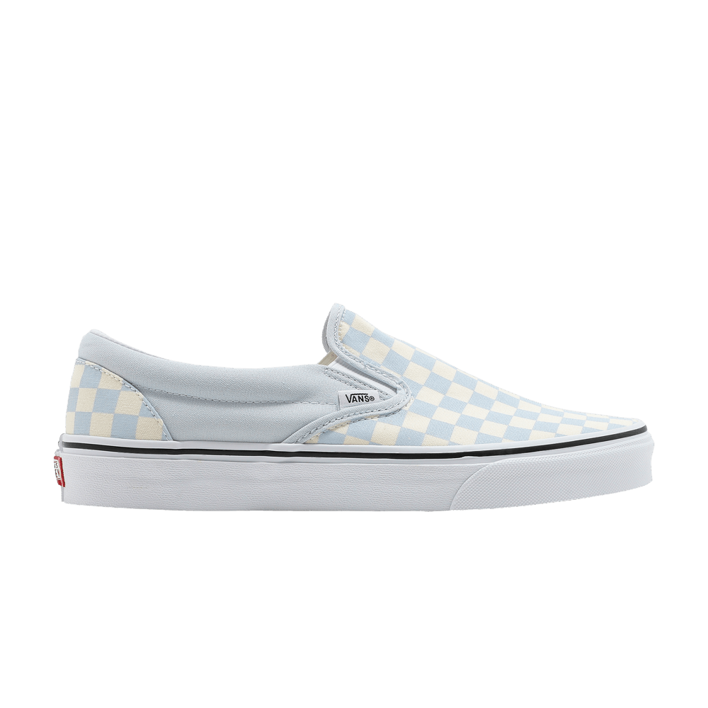 Image of Vans Classic Slip-On Checkerboard - Ballad Blue (VN0A33TB42Y)