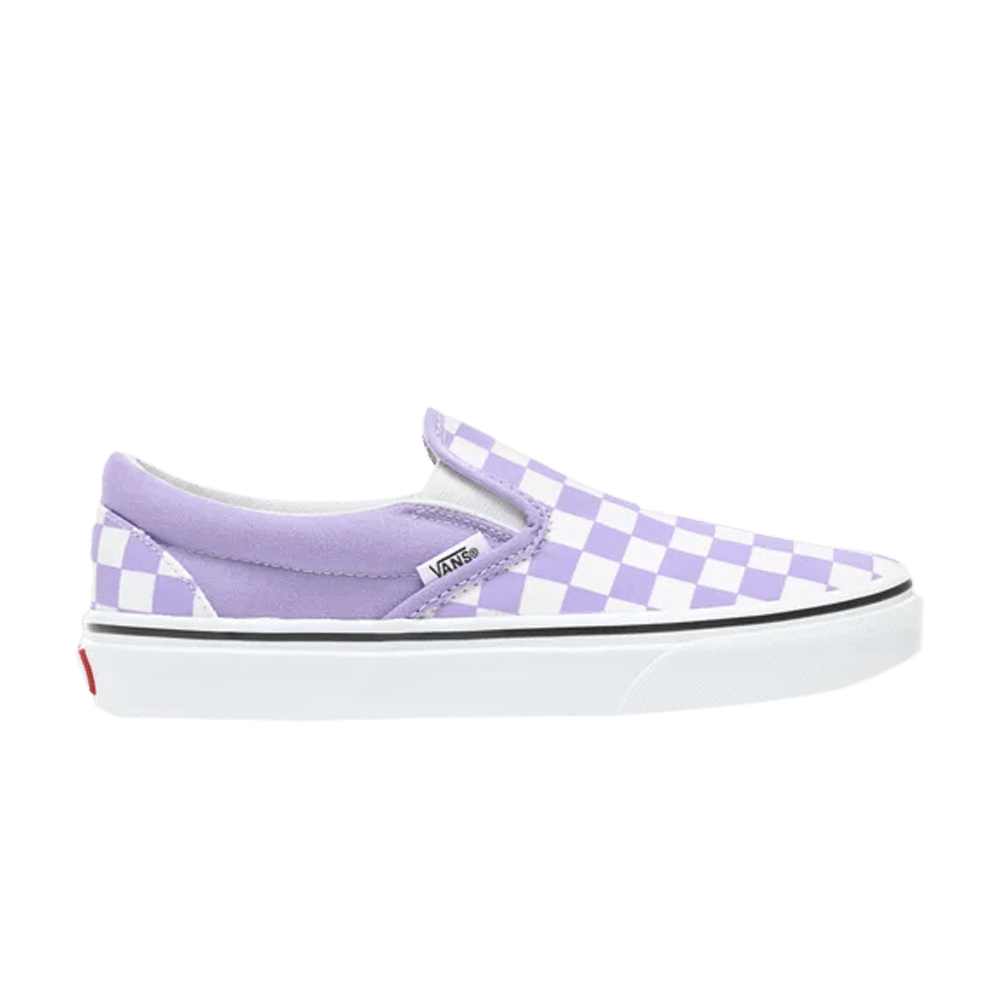 Image of Vans Classic Slip-On Checkerboard - Violet Tulip (VN0A38F7VLX)